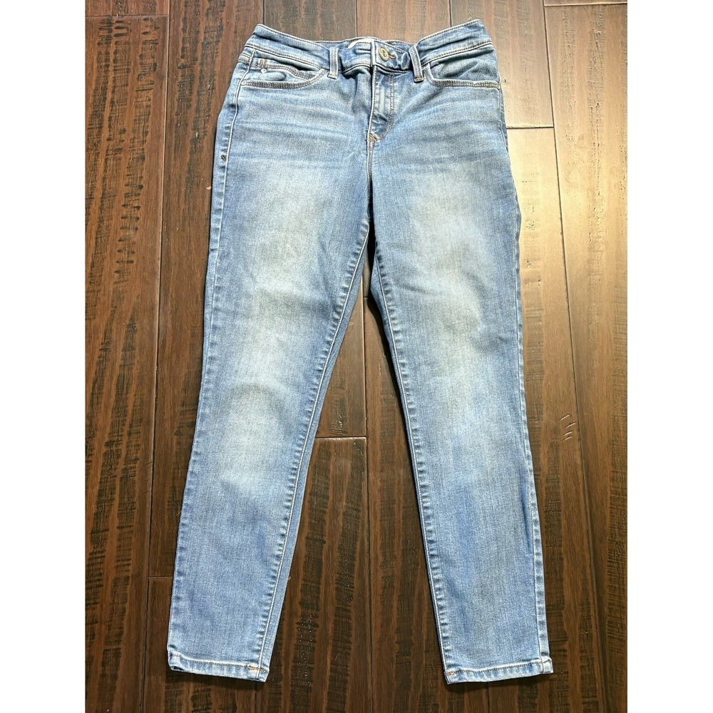 Skinnygirl Jeans Womens 26 2 The Skinny Crop Medium Blue Slim Stretch Denim